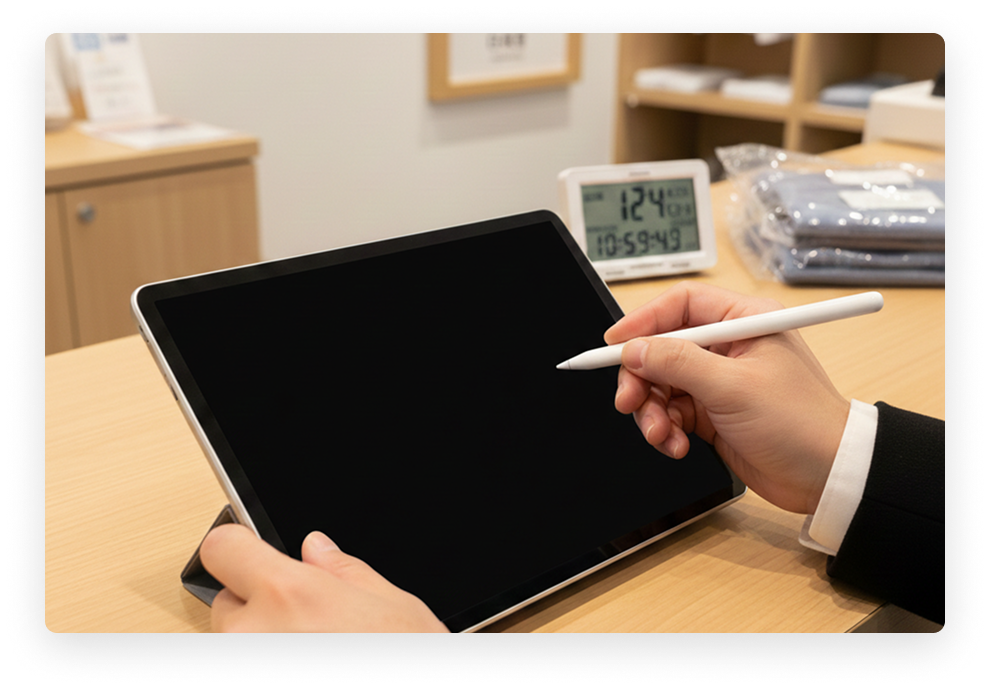 書いた瞬間にデータ化完了