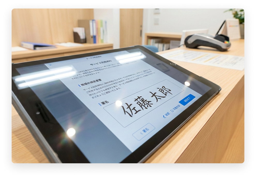 「直筆」を証拠としてデジタル保存
